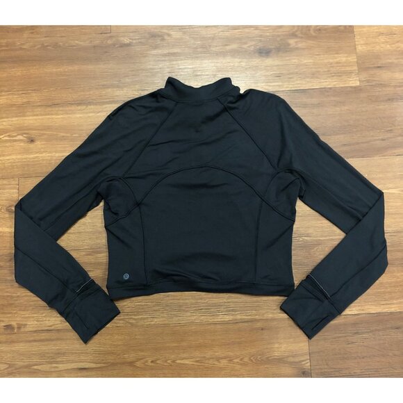 Lululemon It's Rulu Cropped Half Zip - Size 12 - Picture 2 of 10